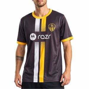 SAN DIEGO PADRES Men Brown Gold Soccer Night 2023 Promotion Shirt Jersey (LARGE)